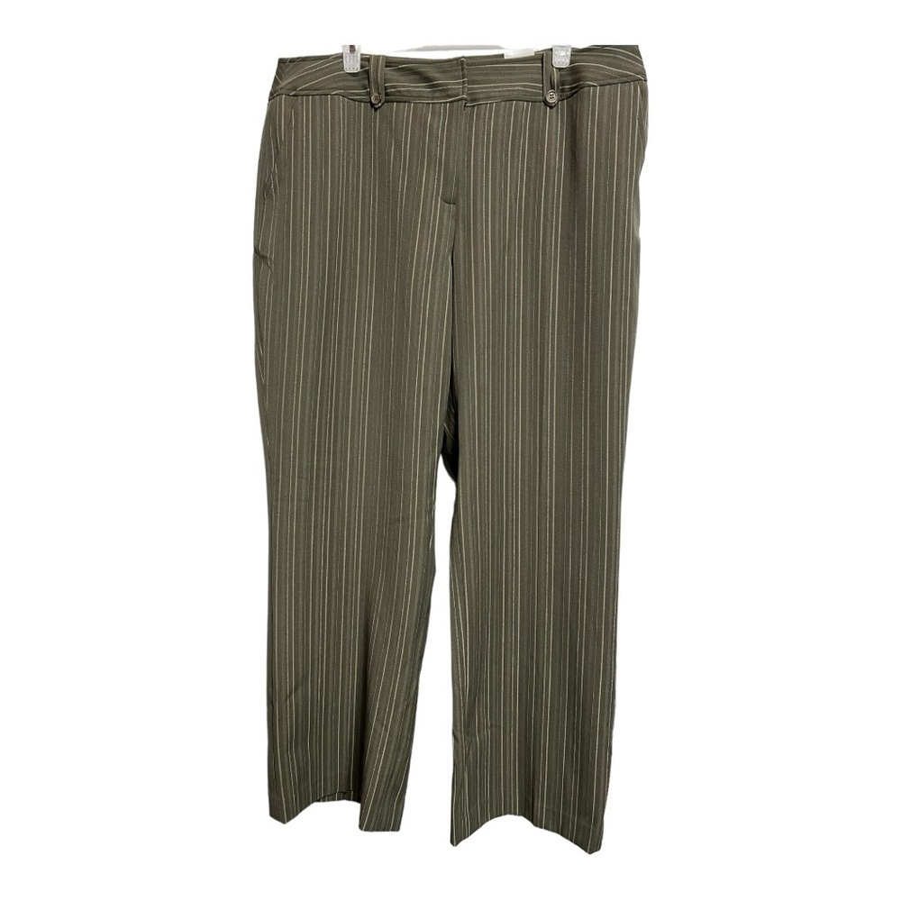 Worthington Basil Stripe Marilyn Fit Trousers Size 18
